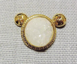 Magnetic White Druzy Enhancer